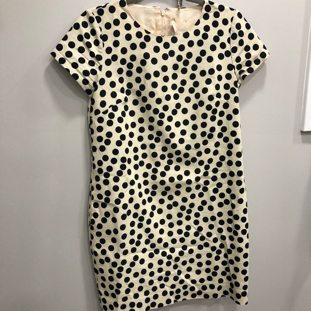J. Crew Factory Polka Dot Sheath Dress